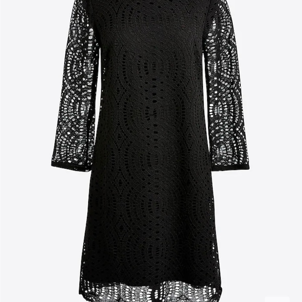 J Crew navy quarter sleeve dress size 6